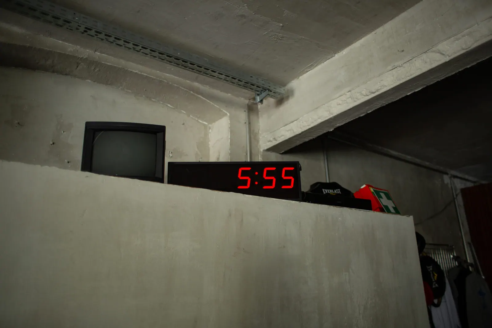 Detailaufnahme aus der Boxhalle